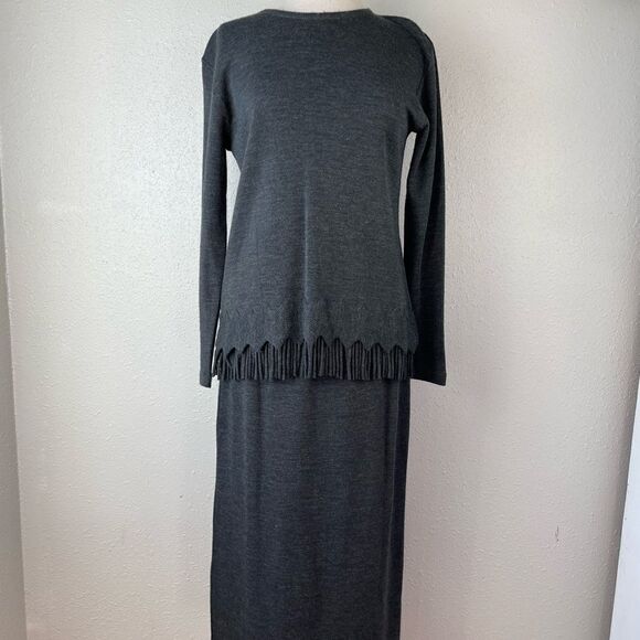 K Studio Two Piece Matching Top and Midi Skirt Size 14 EUC - Picture 1 of 9